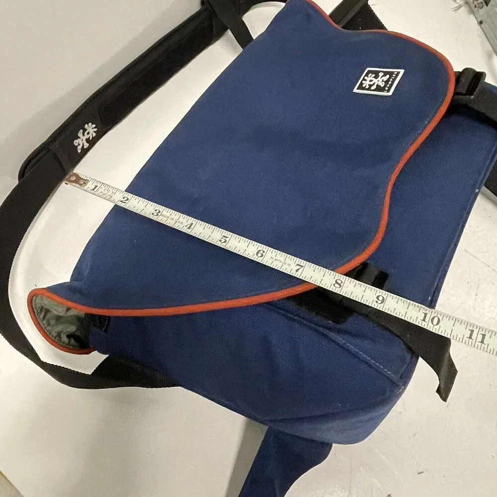 Crumpler 15” Camera Bag Blue Messenger Courier Crossbody Dividers Pads Strap